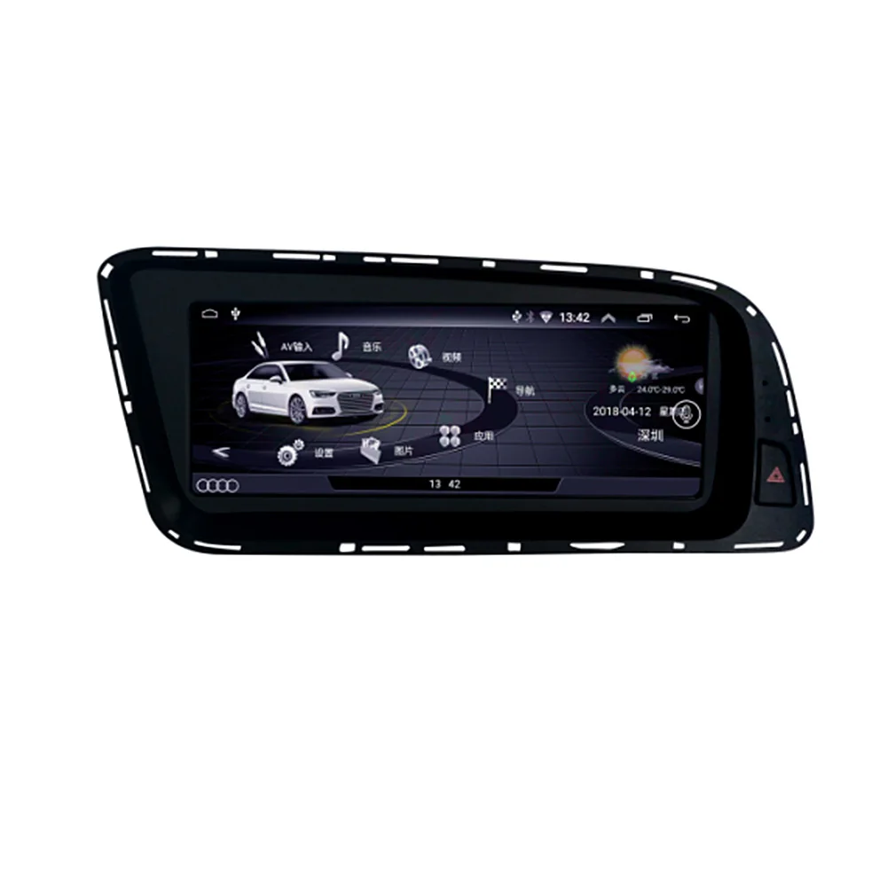 8,8 дюймов сенсорный экран Android 9,0 для Audi Q5 2009- Автомобильный gps навигатор мультимедийный плеер Радио стерео wifi Bluetooth 2+ 32G