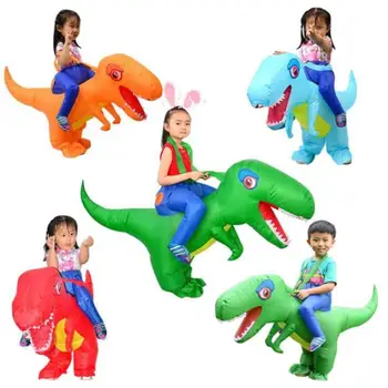 

Kids Inflatable Costume Dinosaur T REX Costumes Blow Up Fancy Dress Mascot Cosplay Costume for Boys Girls Halloween Costume