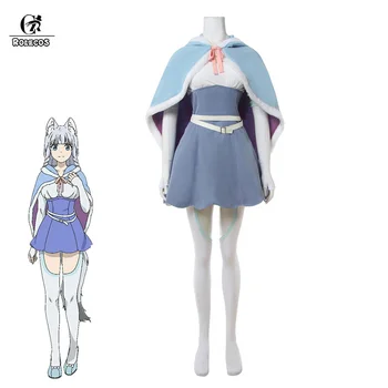 

ROLECOS Anime Shigure Cosplay Hataage Kemono Michi Cosplay Costume Kemono Michi Rise Up Costume Halloween Dress Cape