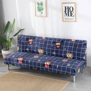 

Big Elasticity Couch Cover Universal Sofa Cover Furniture Sofa Covers Without Armrest Folding Cover For Sofa Bed 1pc 155-200cm