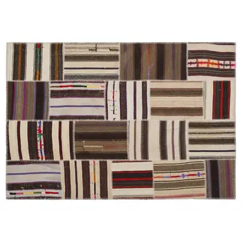 

Handmade Multicolor Vintage Patchwork Rug Area Rug 160x230 Cm-5'3''X7'7''