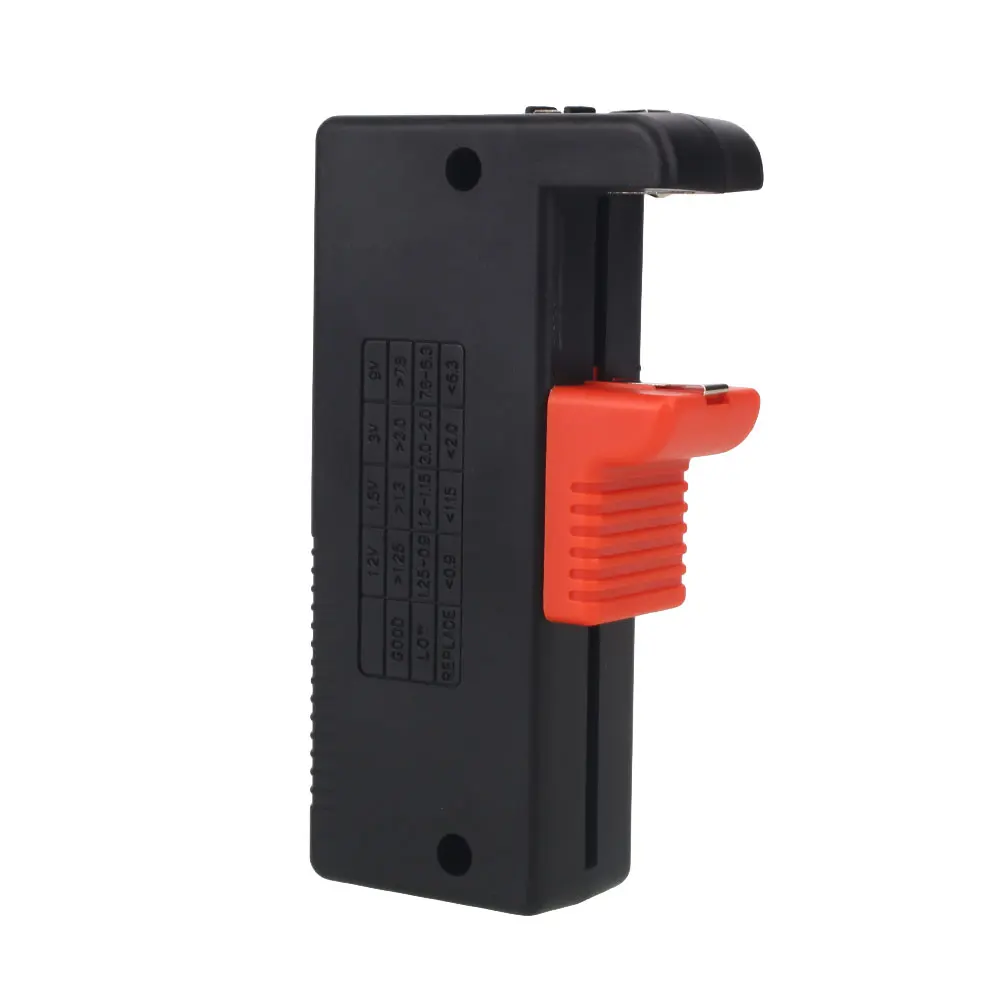 Пластик для AA/AAA/C/D/9 V/1,5 V черный тестер емкости батареи BT-168D тестер батареи бытовой