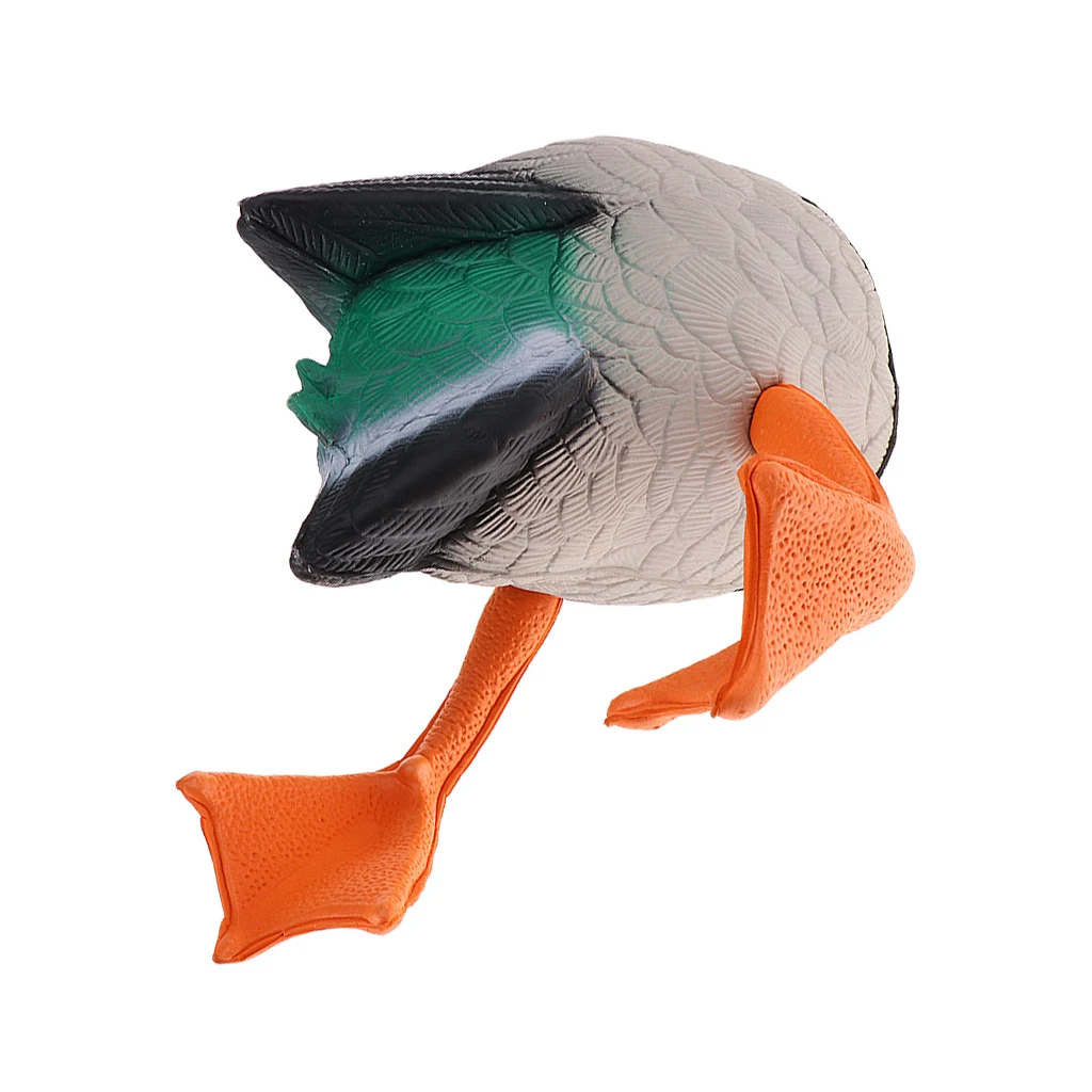 3D яркие Кряква утка приклад стрельба охотничьи приманки прикладом Дарк приманки зеленая рука аксессуары 2 типа варианты