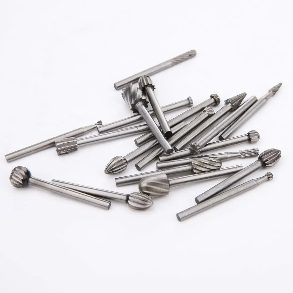 20pcs/Set HSS Routing Wood Rotary Milling Rotary File Cutter