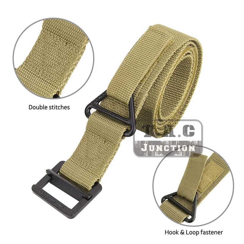 Тактический CQB Rigger's Belt 1," аварийный спасательный пояс Rappel поясной ремень для стрельбы с v-образной пряжкой Регулируемый ремень