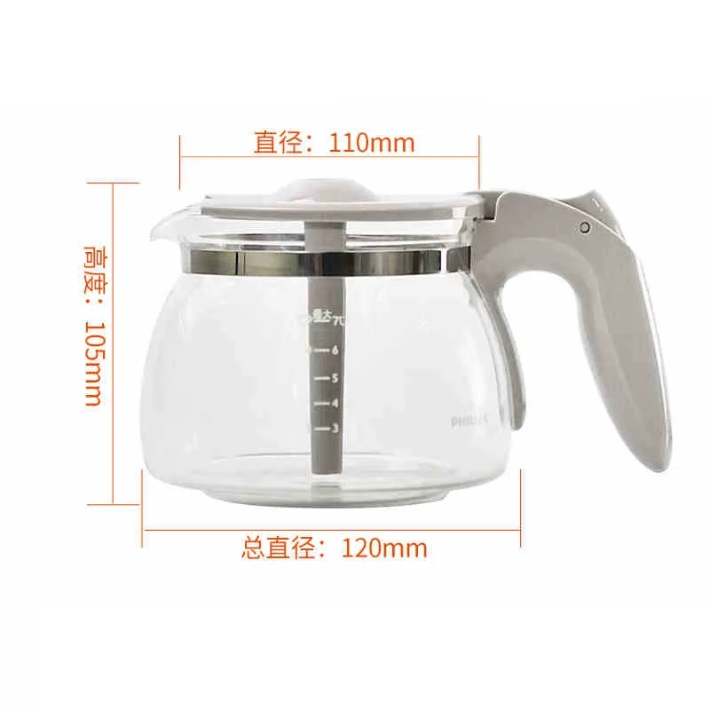 Coffee Maker Glass Jug For Philips 
