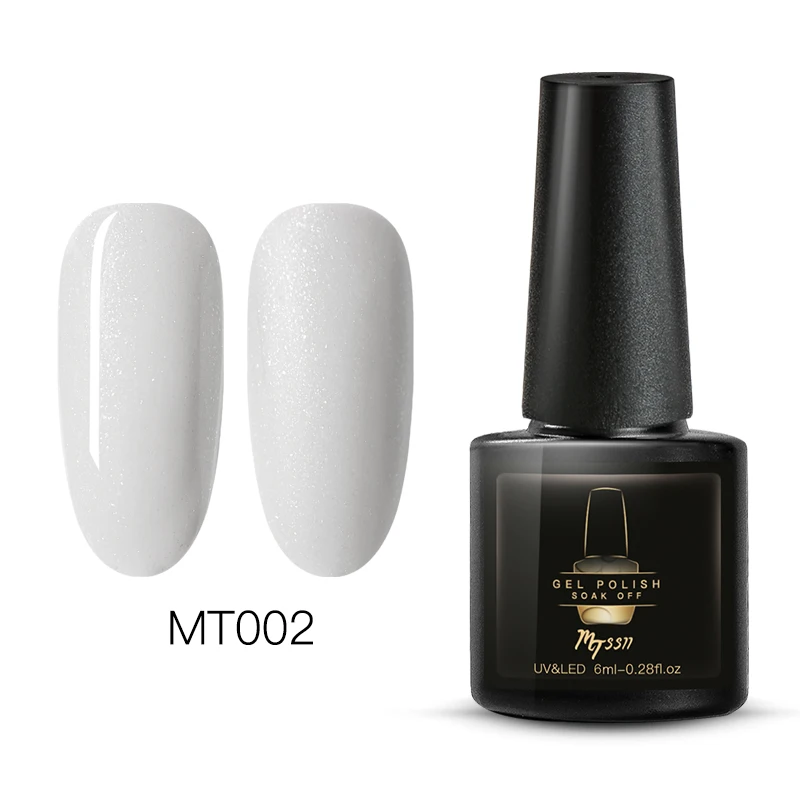 Mtssii 6ml Rose Gold Gel Nail Polish Glitter Sequins Soak Off UV Gel Varnish Color Nail Gel Polish UV Nail Gel Manicure Lacquer - Цвет: FFS05466