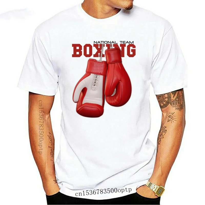 Новинка 2021 летняя крутая футболка Байкерская с надписью King Boxings Hemd Druck |