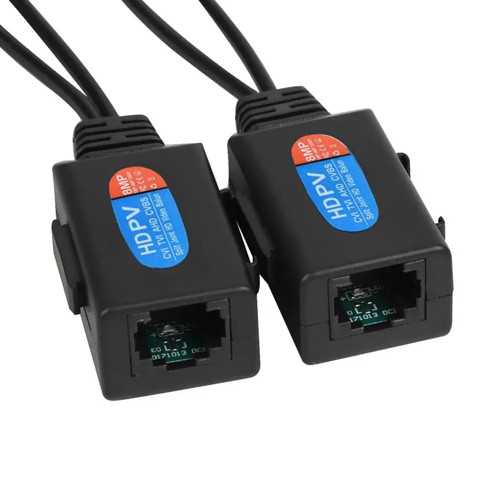 Пассивный аудиопередатчик RJ45 для системы видеонаблюдения источник питания