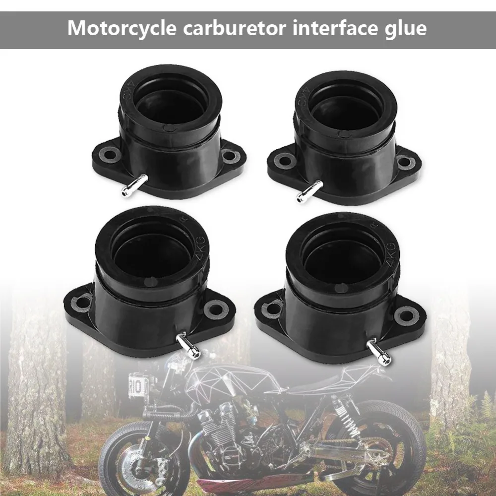4 шт./компл. мотоцикл Carb впуска карбюратор Интерфейс адаптеры для Yamaha XJR1200 1995-1999 XJR1300 1998-2001