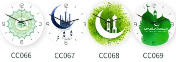 

Creative Acrylic Islamic Muslim Mute Wall Clock Middle East Living Room Bedroom Decorative Art Clock Home Decor