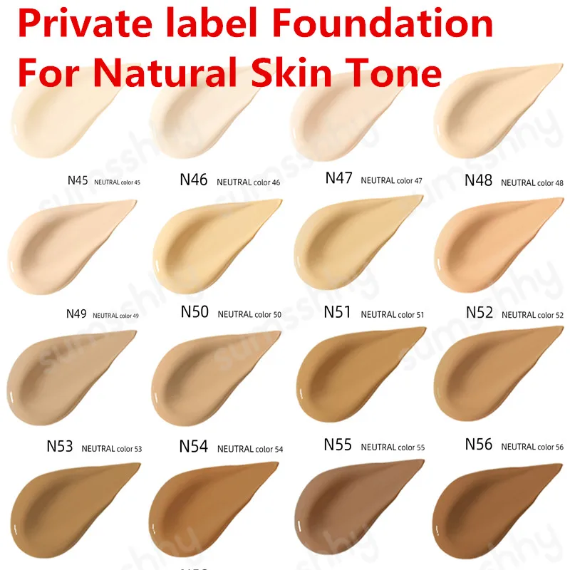 

Sample3 pcs of NEUTRA COLOR natural skin-N45 to N70 -foudation can private label if minimum INSIDE HAS LINK FOR ALL SAMPLE ITEMS