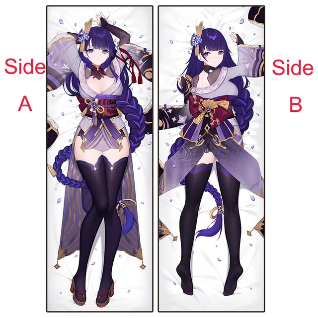  Genshin Impact Dakimakura Anime Girl Raiden Shogun