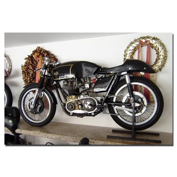 

AJS Retro Style Motorcycles Canvas Painting Wall Art Pictures for Living Room Home Decor Poster