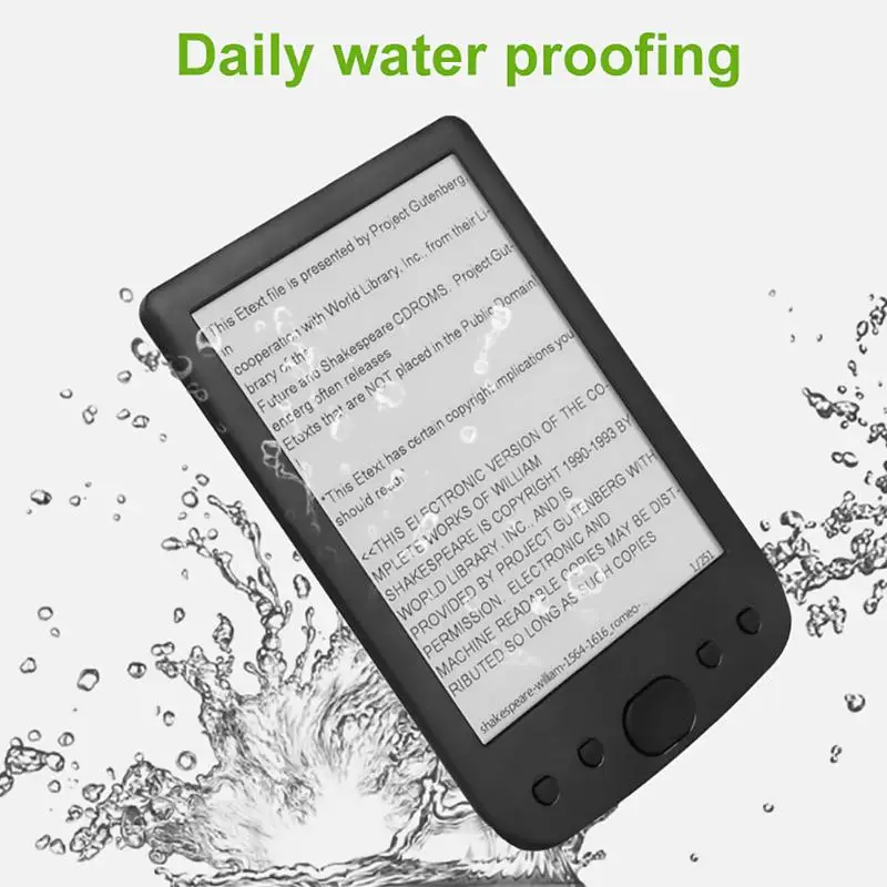 

Portable Mini 6 inch E-Ink Screen E-Book Reader E-Reader Electronic Paper Book with Front Light 8GB Memory Award Souvenir New