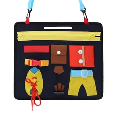 Best Offers Baby Puzzle Basic Skills Practical Life Training Activity Board Motor Skills Learn to Dress Board Educational Learning Toys Best Offers Baby Puzzle Basic Skills Practical Life Training Activity Board Motor Skills Learn to Dress Board Educational Learning Toys