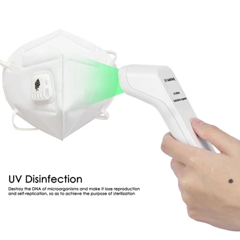 

Portable Ultraviolet LED Sterilizing Light Hand-Held UV Sterilizer Light Perfect For Office Cabinet Bathroom Kitchen Sterilize