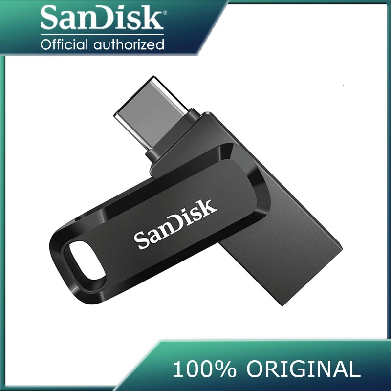 Флэш-накопитель Sandisk SDDDC3 Type-C Ultra двойной OTG USB флеш-накопитель 256 ГБ 128 64 32 флешка для