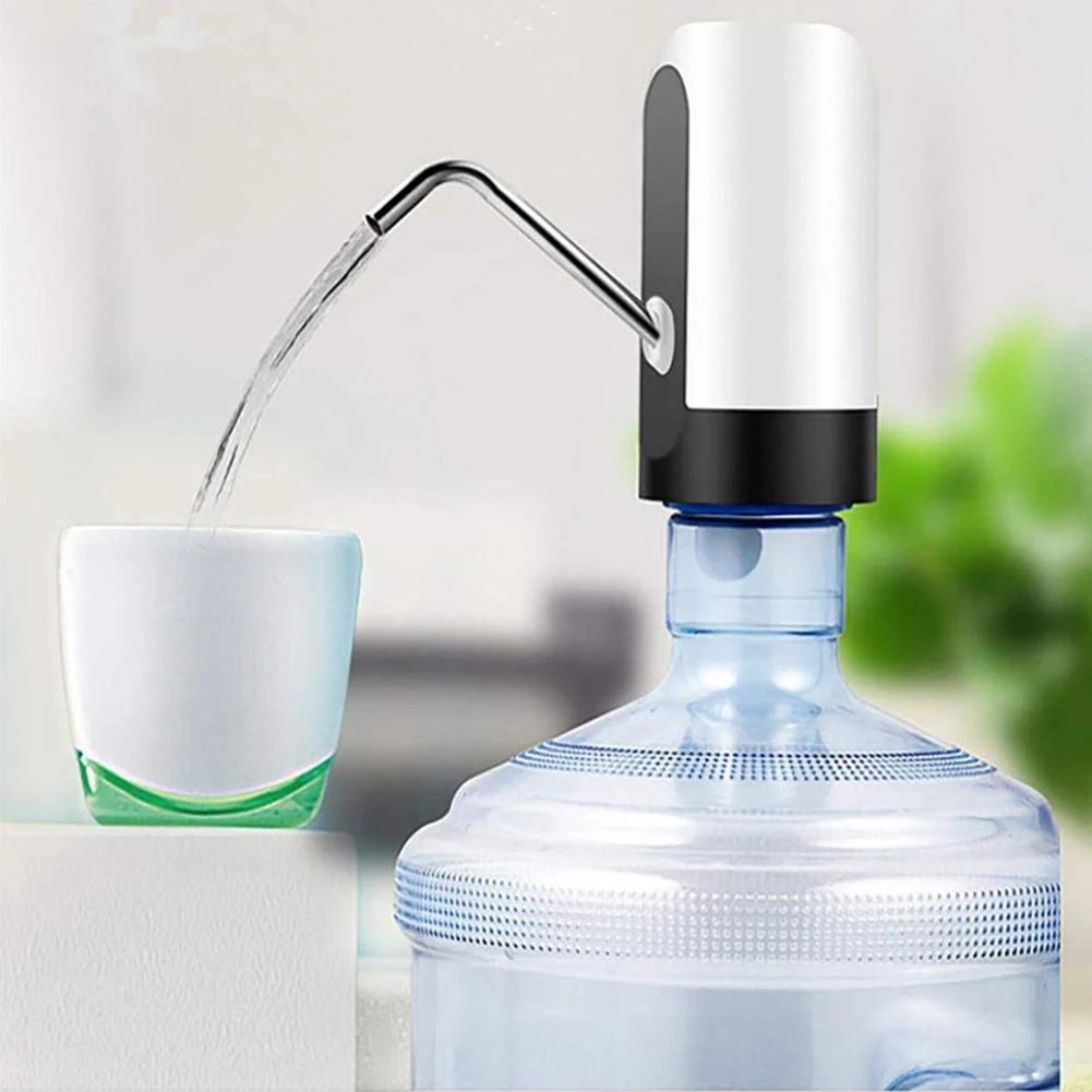 New Detachable Button Electronic Water Pump Dispenser for Office Home Camping Picnic