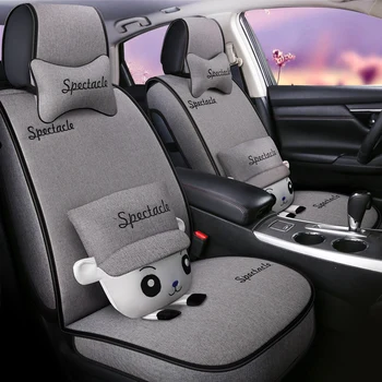 

Front+Rear Car Seat Cover set for Renault Duster Latitude Clio Sandero Koleos Kadjar Logan Talisman Espace Kangoo Laguna Fluence