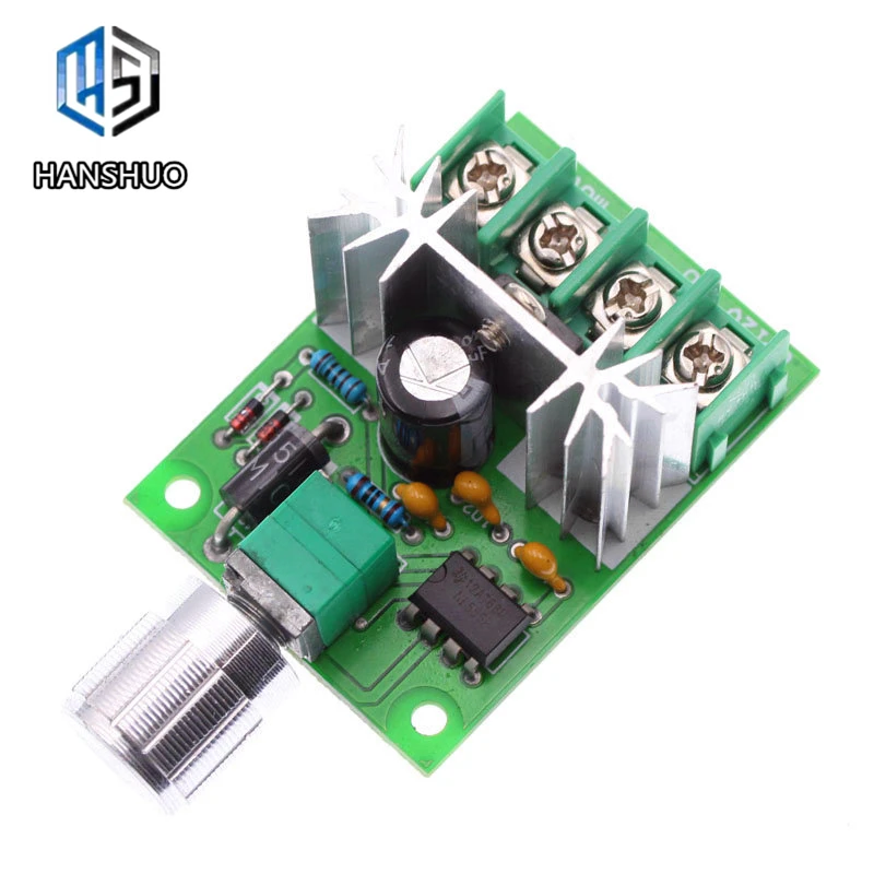 Двигатель DC ventilador gobernador DC6V-12V de alta potencia 6A PWM без полировки reguliador de velocidad de cinturón reguliador de velocid