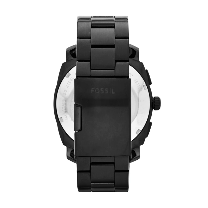 FOSSIL Machine хронограф черные мужские часы из нержавеющей стали Кварцевые часы Роскошные наручные часы FS4552