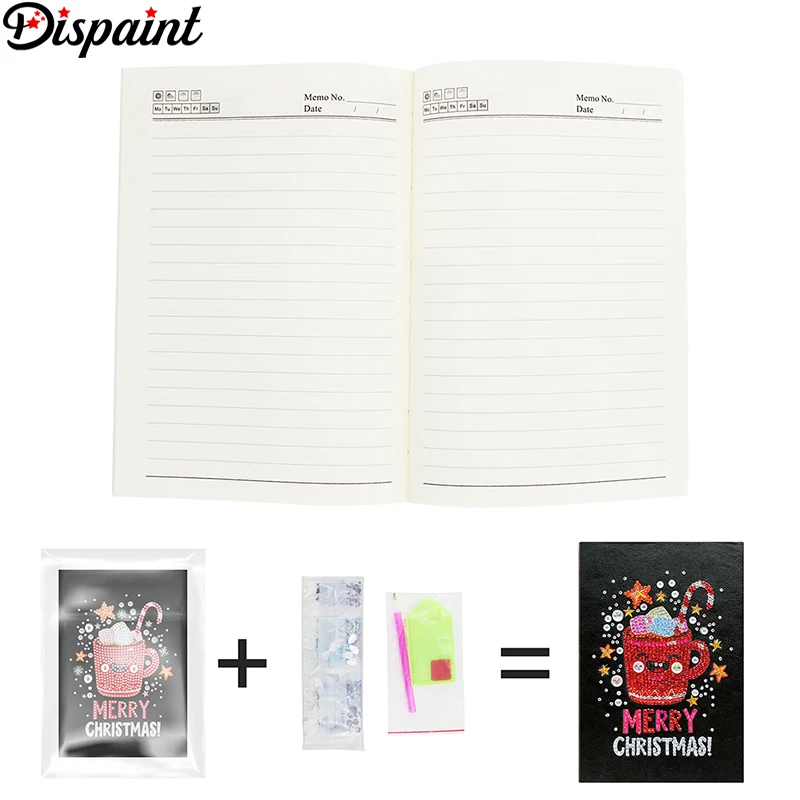 Dispaint A5 записные книжки 5D DIY алмазная живопись специальная форма Дневник Книга Алмазная вышивка "Мандала птица" Стразы Декор подарок