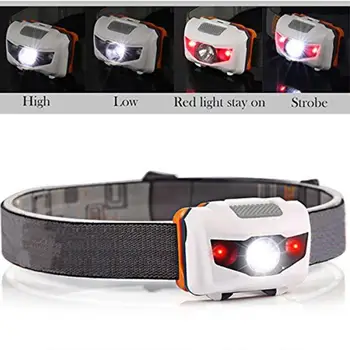 

Super Waterproof Bright Lightweight LED Headlamp Headlight 3 W White Red Light Color Outdoor Camping Running Hunting