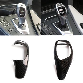 

Car Carbon Fiber Gear Shift Panel Frame Gear Knob Cover Head For BMW F20 F30 F31 F34 X5 F15 X6 F16 X3 F25 X4
