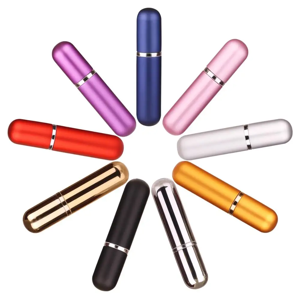 Многоцветная портативная мини трубка для духов 5 мл стеклянная бутылка
