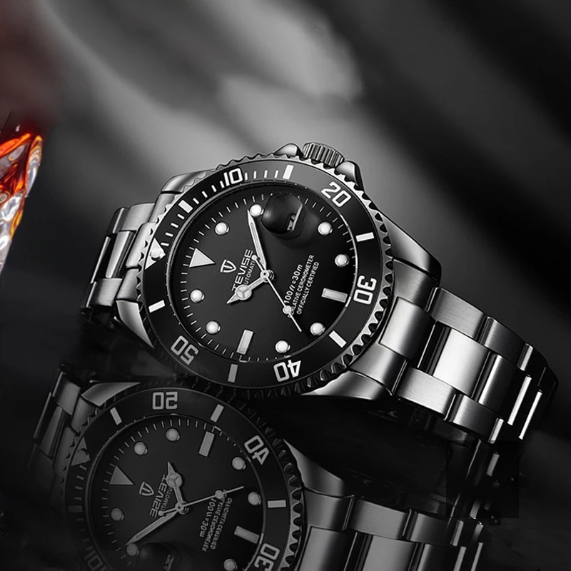 Tevise Top Brand Men Mechanical Watch Automatic Date Fashion Wristwatches Sport Gold Clock Relogio Masculino