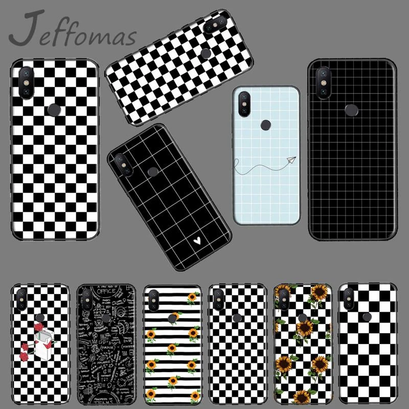 checkerboard with sunflowers