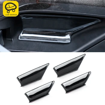 

CarManGo Car Accessories Stainless Inner Door Handle Bowl Cover Frame Trim Sticker Decoration for BMW 5 Series G30 2017-2020