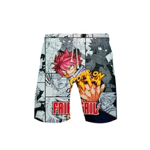 Феи хвост 3d печать пляж крутая мода харадзюку летние шорты базовые уличные повседневные популярные шорты мужские брюки