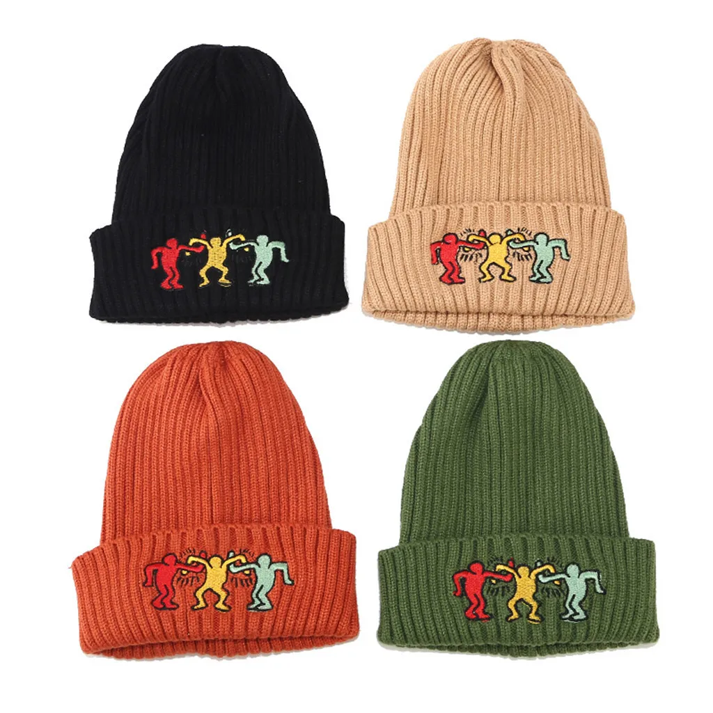 Men Women Cap Winter Trendy Warm Oversized Chunky Baggy Stretchy Slouchy Skully Hat Casquette Gorras Кепка Шапка Boné 20