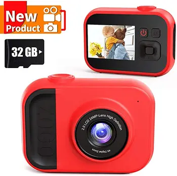 

Digital Children Camera 1080P High-Resolution 2.0 Inch LCD Screen 4x Zoom Children Creative Educational Toy Photography Training