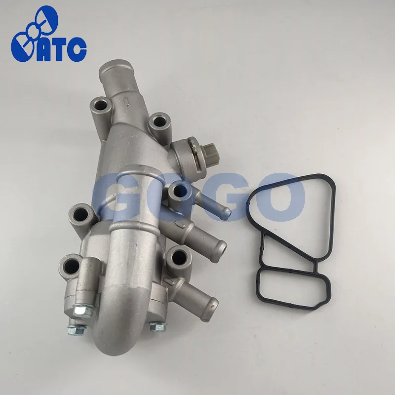 Aluminium Thermostat With Housing + Sensor & Gaskets For Ford Fiesta