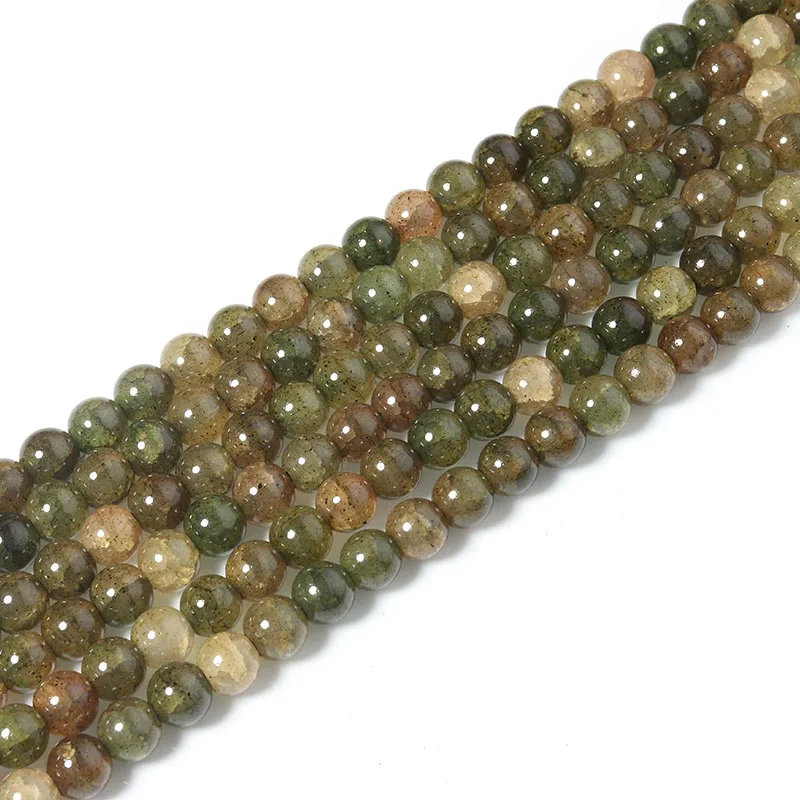 BEADIA Natural Spectrolite Spacer Beads Caps Loose Semi Gemstone for  Beading Jewelry Making 6mmx3mm 38cm 