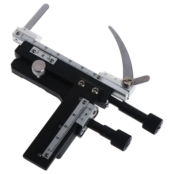 

Microscope Attachable Mechanical Stage X-Y Moveable Caliper Vernier with Scale