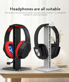 

One-piece Shaped Earphone Bracket Head-mounted Rack Hook Display Rack Headphone Rack Multifunctional Head Headset Holder Stand
