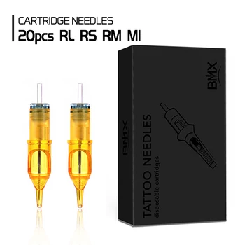 

20pcs Disposable Semi-Permanent Makeup Tattoo Cartridge Needle 7RM/9RM/11RM/13RM/15RM For Tattoo Machine Kit Tattoo Gun Supplies