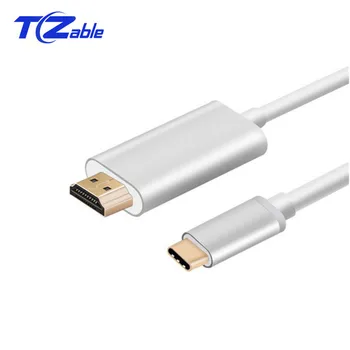

Type-C USB3.1 To HDMI Cable HD Adapter Cable 4K*2K Male To Male For Tablet PC For Huawei Mate 10 Pro P20 For HDMI Adapter