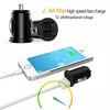 Mini 2.4A Dual USB Car Universal Mobile Phone Charger Aluminum Charger for OPPO VIVO Xiaomi Samsung iPhone 11 X 8 7 Huawei ► Photo 3/6