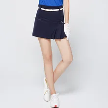 Женская короткая юбка для гольфа, летняя плиссированная юбка-брюки для похудения, легкие шорты для гольфа, теннисные шорты с защитой от морщин de golf