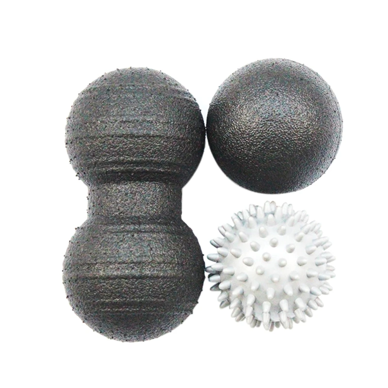 Massage Ball Set Health Peanut Massage Ball Spike Hand Fitness Ball Yoga Myofascial Release Gym Sport Body Massager Roller