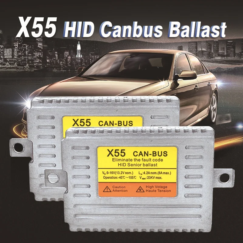 Dlt X55 12V 55W балласт Автомобильные фары быстрый запуск ультра-тонкий балласт Замена реактора для 55W ксеноновая HID-лампа