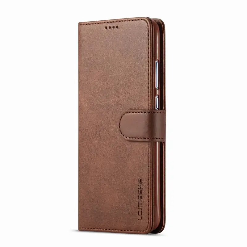 Vintage Leather Flip Wallet Case with Magnetic Closure - Luxury Phone Cover and Holder