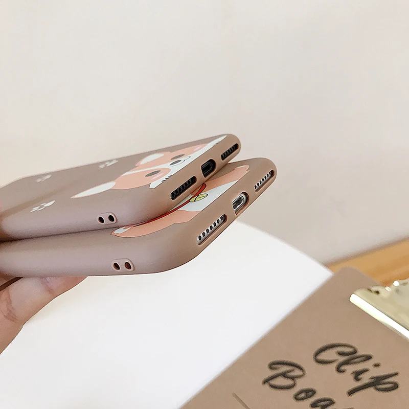 Чехлы для телефонов iPhone 11Pro Max X 7 8 6 6S Plus 11 мультяшная собака корги мягкая задняя крышка для iPhone 11 Pro XS Max XR чехол Coque
