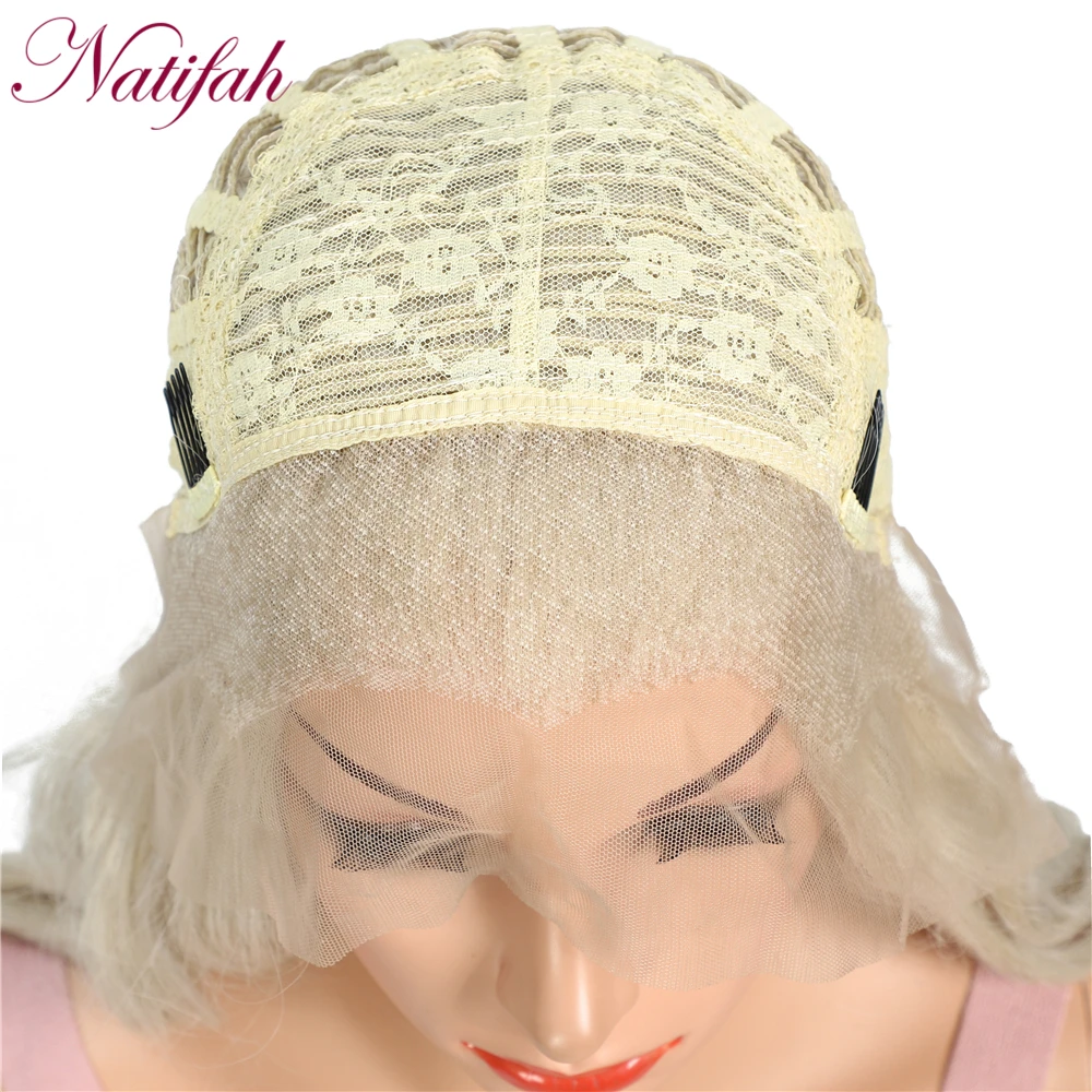 Natifah парики из искусственных волос на кружеве Длинные свободные волнистые парики розовые высокотемпературные синтетические волосы на кружеве парик для женщин Косплей