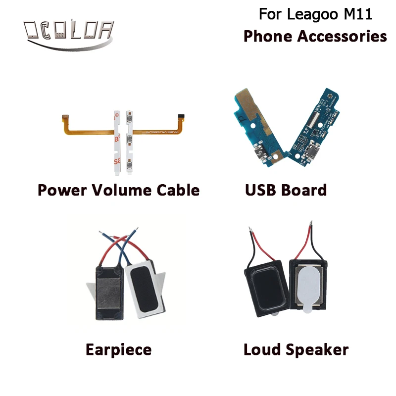 Ocolor для Leagoo M11 USB плата громкий динамик мощность объемный кабель ремонт крепежные
